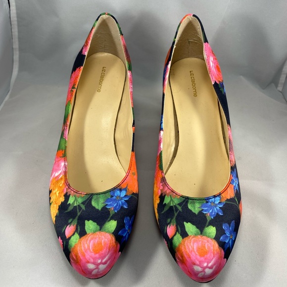 Liz Claiborne Floral Pumps - Picture 1 of 4